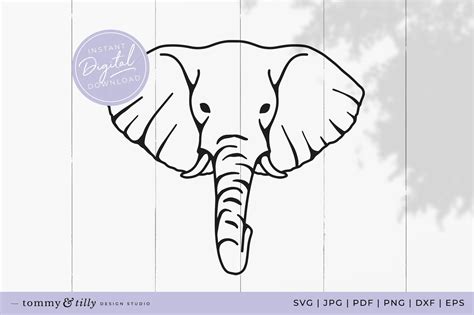 Download 277+ Elephant Head SVG Free for Cricut